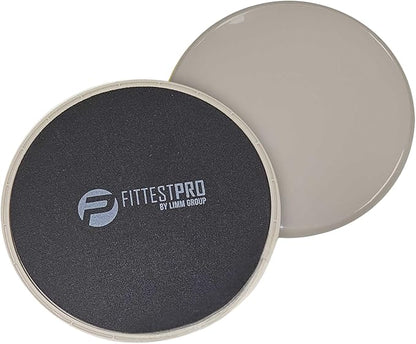 Core Sliders for Working Out - Exercise Sliders Fitness, Stability, Ab, Legs & Full Body (Set of 2)
