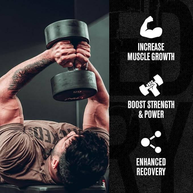 Jacked Factory Creatine Monohydrate Powder 425g - 5g Daily Creatine Supplement for Men and Women