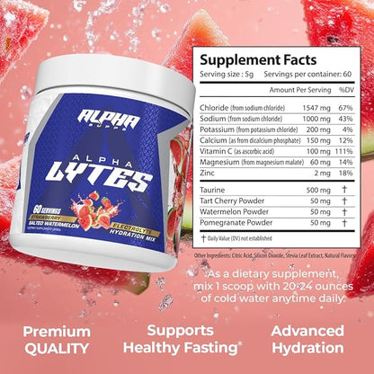 Lytes - Electrolyte Powder Daily Hydration Drink Mix - Sugar-Free, Zero Calorie Instant Formula