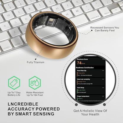 Smart Ring, Activity Trackers, Sleep Ring, Fitness Tracking, Stress Tracker, Heart Rate