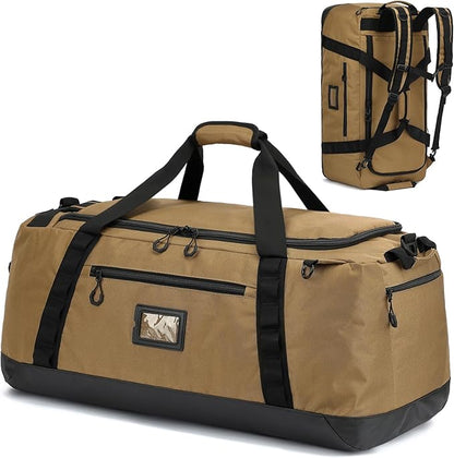 TUGUAN Extra Large Travel Duffle Bag Backpack for Men with Adjustable Dividers 120L Big Weekend
