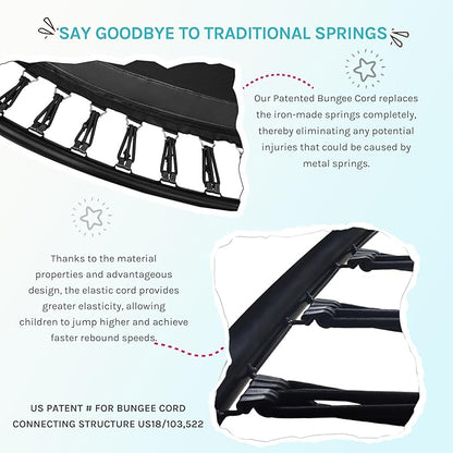 SkyBound 14 FT 12 FT 10FT 8FT 6FT Springless Trampoline for Kids and Adults - Recreational