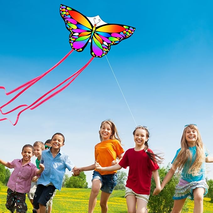 New Butterfly Kites for Kids & Adults,Easy to Fly Kite,Best Kite for Beginners,Kites for Kids Age