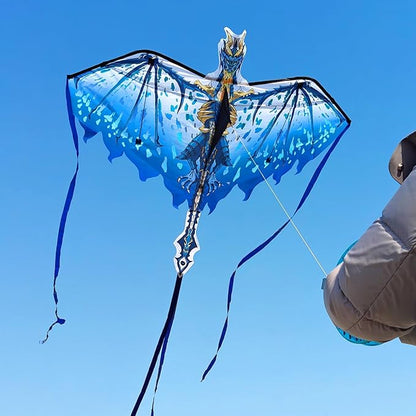 Mint's Colorful Life Dragon Kite for Kids & Adults, Easy to Fly Best Beach Kites for Beginners