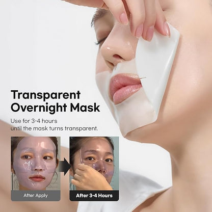 Slow Aging Phyto Collagen Gel Mask, Collagen, Overnight Hydrogel Mask, 4+1 Pack