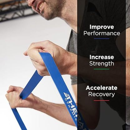 THERABAND High Resistance Band, Elastic Super Bands for Improving Flexibility, Injury Rehab, & Full