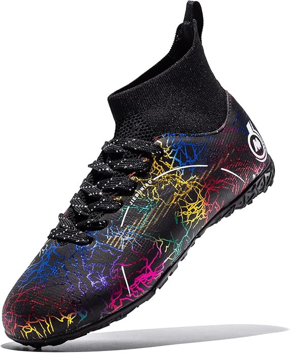 Boy Soccer Cleats Big Kids Soccer Shoes Professional Soccer Cleats Shoes,Unisex Soccer Sneakers for