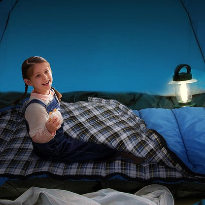 REDCAMP Kids Mummy Sleeping Bag for Camping, 3 Season Cold Weather Sleeping Bag Fit Boys,Girls &