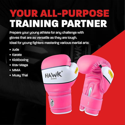 Kids Boxing Gloves for Kids Children Youth Punching Bag Kickboxing Muay Thai Mitts MMA Training