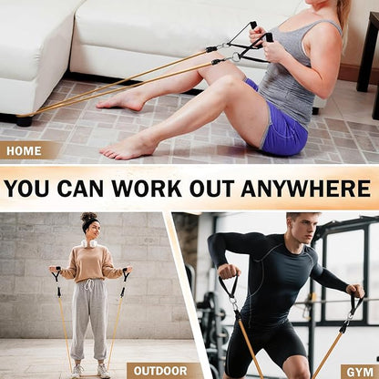 WHATAFIT Resistance Bands, Exercise Bands，Resistance Bands for Working Out, Work Out Bands with