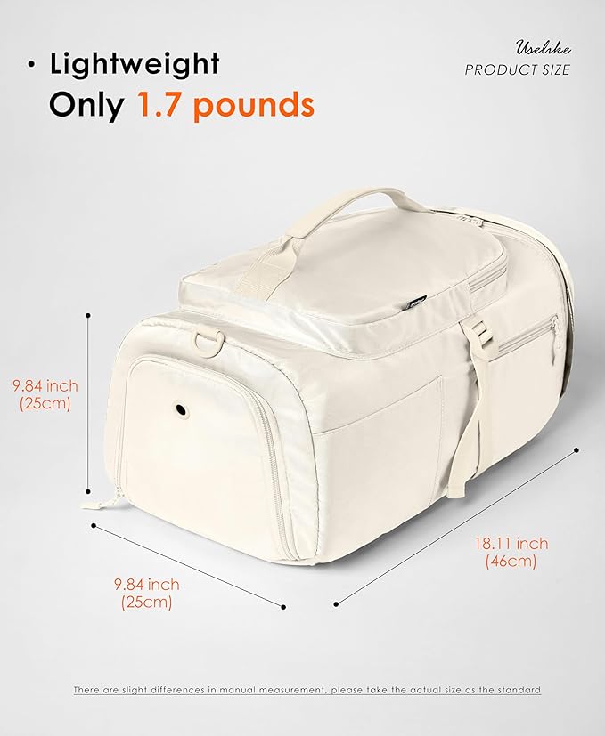 Gym Bag for Women Workout Gym Backpack with Shoe Compartment Sports Duffel Bag Multiple Pockets 30L