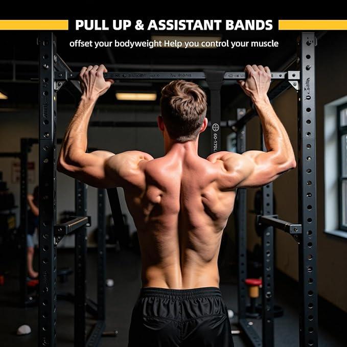 Exercise Bands，Set of 6 Resistance Bands for Working Out,Pull Up Bands Set,at Home Workout