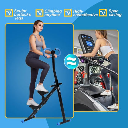 Stair Stepper for Home Vertical Climber, Foldable Full Body Exercise Aerobic Climbing Machines