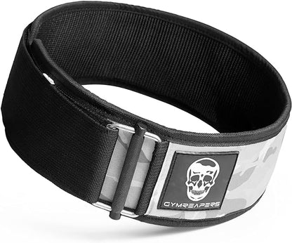 Gymreapers Quick Locking Weight Lifting Belt for Men Gym Belt for Powerlifting Deadlift Belt with 4
