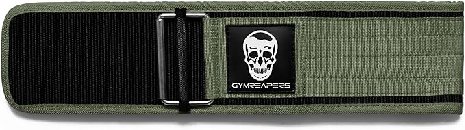 Gymreapers Quick Locking Weight Lifting Belt for Men Gym Belt for Powerlifting Deadlift Belt with 4