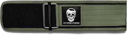 Gymreapers Quick Locking Weight Lifting Belt for Men Gym Belt for Powerlifting Deadlift Belt with 4