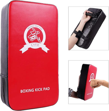 SEISSO Boxing Kick Pads Punching Mitts Curved,Kids Boxing Gloves,Leather Material Art Karate Pad