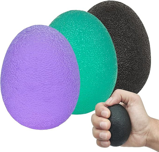 Stress Balls for Adults, Hand Exersicers for Strength, Squeeze Balls for Hand Therapy, Hand