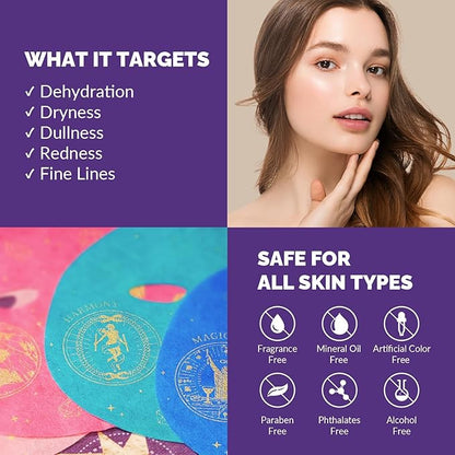 ZealSea Collagen Face Mask Skincare for Anti Aging, Hydrating Face Masks, Oat Peptide Face Mask for