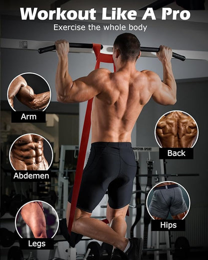 Zacro Resistance Bands, 6 Resistance Levels Pull Up Assistance Bands, Exercise Bands for Men&Women