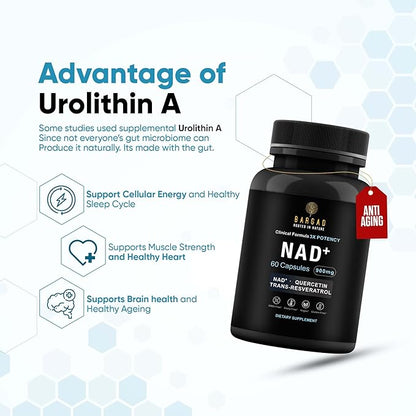 NAD+ Supplement for Anti Aging & Cell Regeneration | NMN Supplement Alternative - NAD with