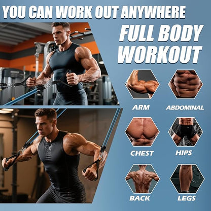 WHATAFIT Resistance Bands, Exercise Bands，Resistance Bands for Working Out, Work Out Bands with
