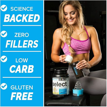 PEScience Select Protein Powder, Whey and Casein Blend, Clean Protein Powder for Women and Men, Low