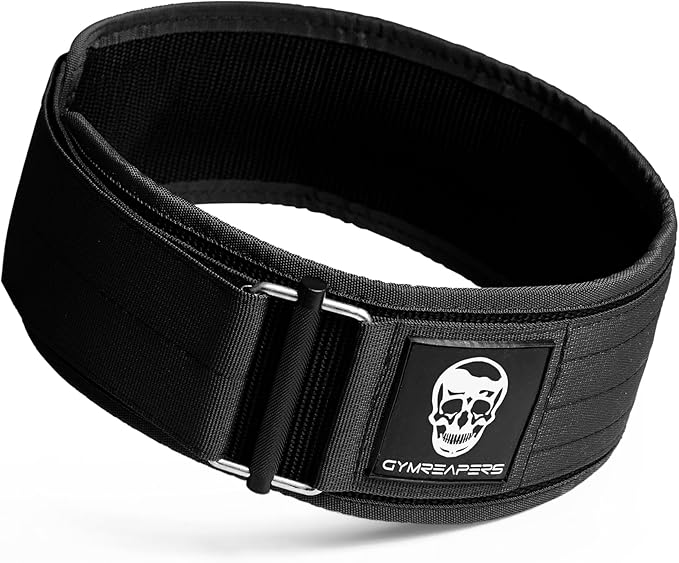 Gymreapers Quick Locking Weight Lifting Belt for Men Gym Belt for Powerlifting Deadlift Belt with 4