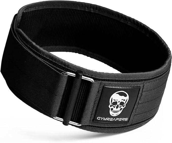 Gymreapers Quick Locking Weight Lifting Belt for Men Gym Belt for Powerlifting Deadlift Belt with 4