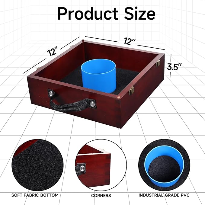 GSE Games & Sports Expert Premium Wood Washer Toss Game Set with 8 Washers with Bottle Opener for