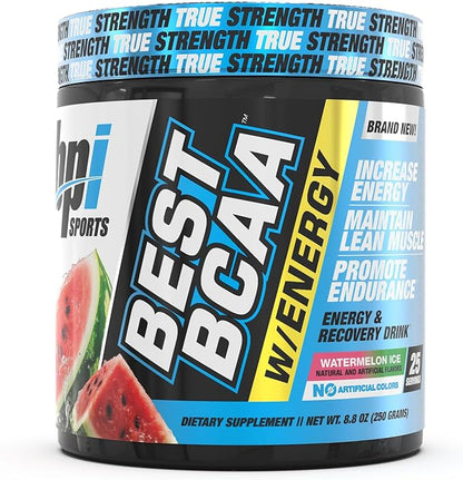 BPI Sports Best BCAA Powder - Muscle Recovery Support - Branched Chain Amino Acids Supplement |