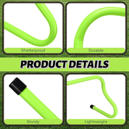 Wettarn 12 Pcs 9" Speed Training Agility Hurdles for Athletes Reliable Training Hurdle Plyometric
