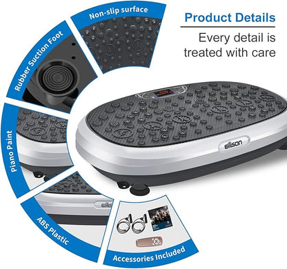 EILISON FitMaxx 3D XL Vibration Plate Exercise Machine - Whole Body Workout Vibration Platform