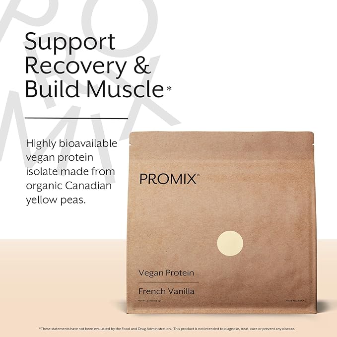 ProMix Nutrition Vegan Protein Powder, 25g Plant Based Canadian Yellow Pea Protein, Vitamin B12
