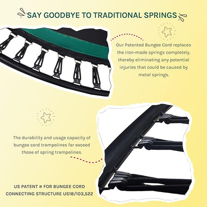 SkyBound 14 FT 12 FT 10FT 8FT 6FT Springless Trampoline for Kids and Adults - Recreational
