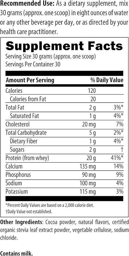 Designs for Health WheyCool - Grass Fed Whey Protein Powder Supplement with 20g Protein, May