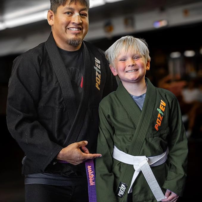 Kids Brazilian Jiu Jitsu Gi For Kids BJJ Gi Youth Grappling Kimonos Preshrunk Lightweight Martial