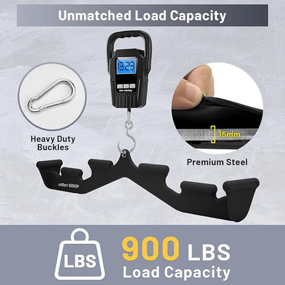 LAT Pull Down Bar with 6 Ergonomic Handles, Neutral Grip LAT Pulldown Attachments for Whole Back