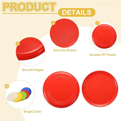 PATIKIL Flying Disc, Plastic Flying Disk Flyer for Outdoor Sports Training Playing Lawn Game