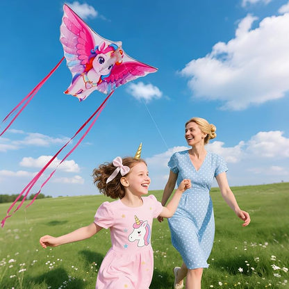 Butterfly Kites for Kids & Adults, Easy to Fly Design with Long Tail for Stability, for Kids Ages