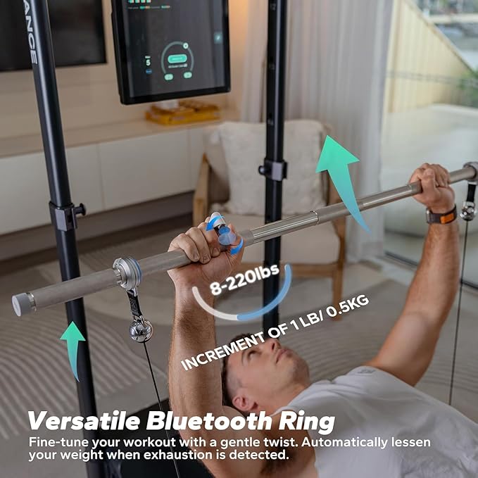 Gym Monster Smart Home Gym, Multifunctional Strength Training Machine, Smith Machine Power Cage