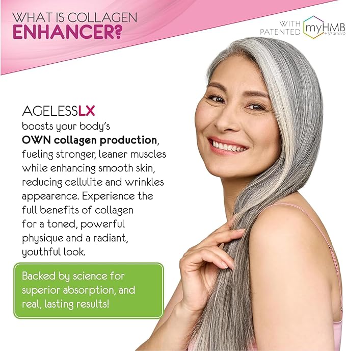 Powder Supplement for Women - with HMB Collagen Enhancer Plus Vitamin D3 with K2, Horsetail and