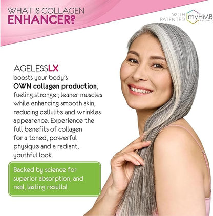 Powder Supplement for Women - with HMB Collagen Enhancer Plus Vitamin D3 with K2, Horsetail and