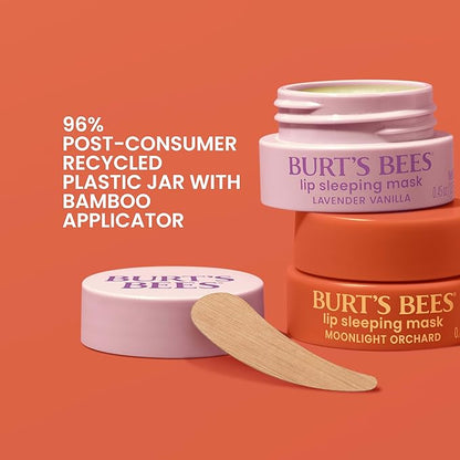 Burt’s Bees Moonlight Orchard Lip Sleeping Mask, With Hyaluronic Acid and Squalane Moisturizer To