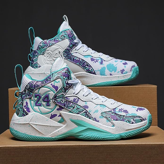 Boys Basketball Shoes Breathable Indoor Athletic Shoes Youth Outdoor Fashion Sneakers Comfortable