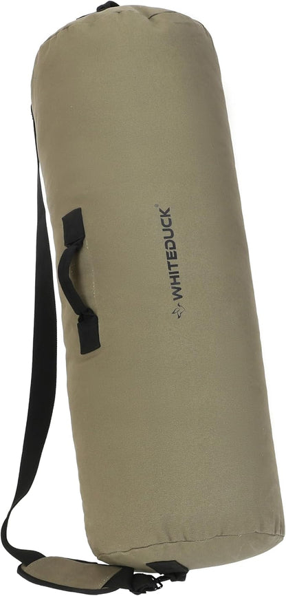 WHITEDUCK HOPLITE Heavy Duty Military Canvas Duffel Bag, Army Cargo Style, Foldable Tactical