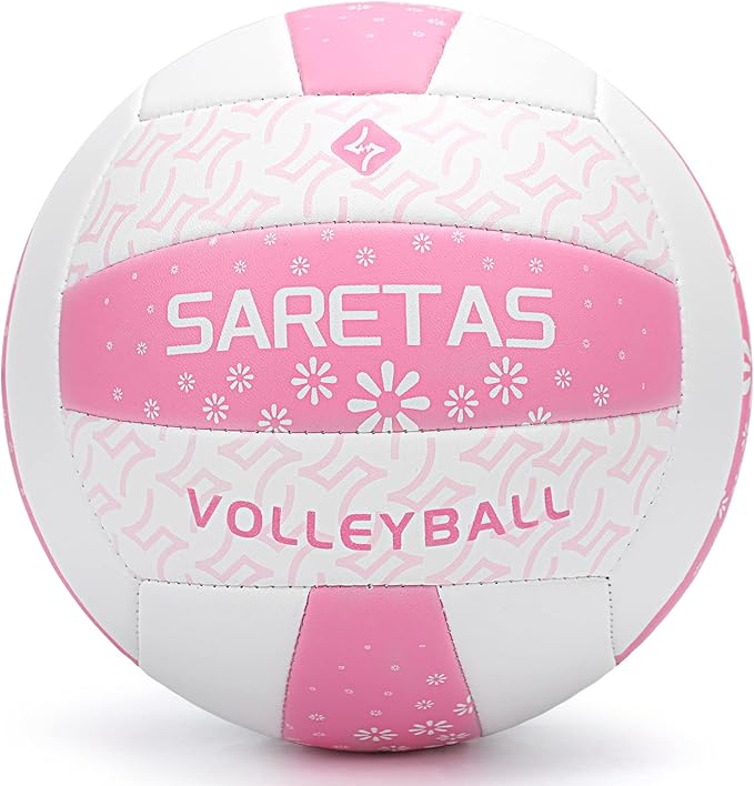 Beach/Water/Sand Volleyballs, Outdoor/Indoor Official Size, Soft Touch Volleyball for Beginners