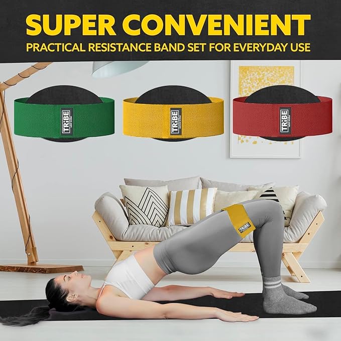 Fabric Resistance Bands for Legs - Workout Bands Resistance Bands for Men and Women - Booty Bands