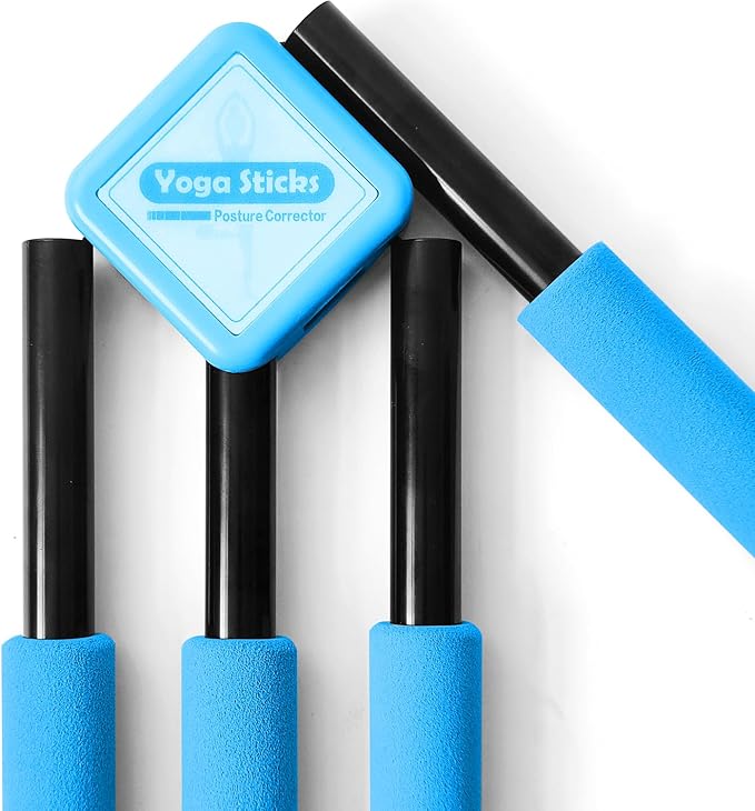 Back Straightener Posture Corrector|Yoga Stick Stretching Tool for Women and Men|Portable Posture