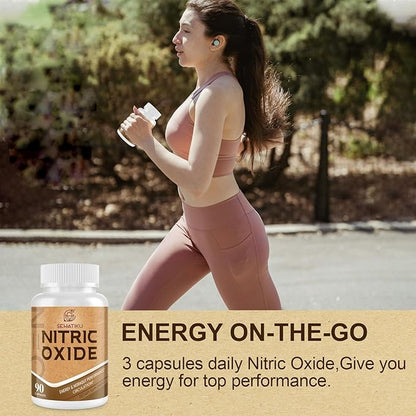 Nitric Oxide Supplement, Nitric Oxide Booster & 6-in-1 Phytonutrient Blend for Heart, Flow, Immune